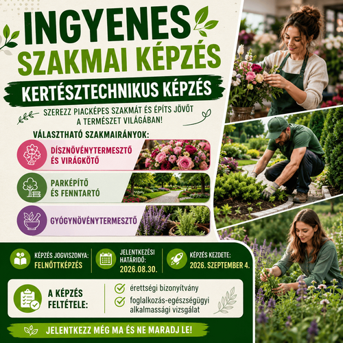 Ingyenes szakmai képzés